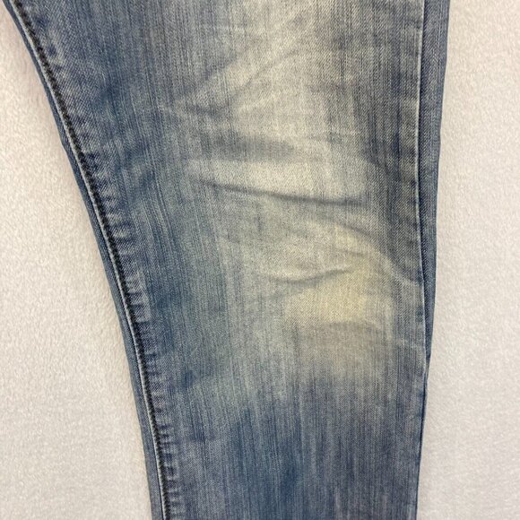 Vintage Levis Silvertab Jeans 32x30 Blue Slim Straight Distressed Flap Pockets - Picture 7 of 16